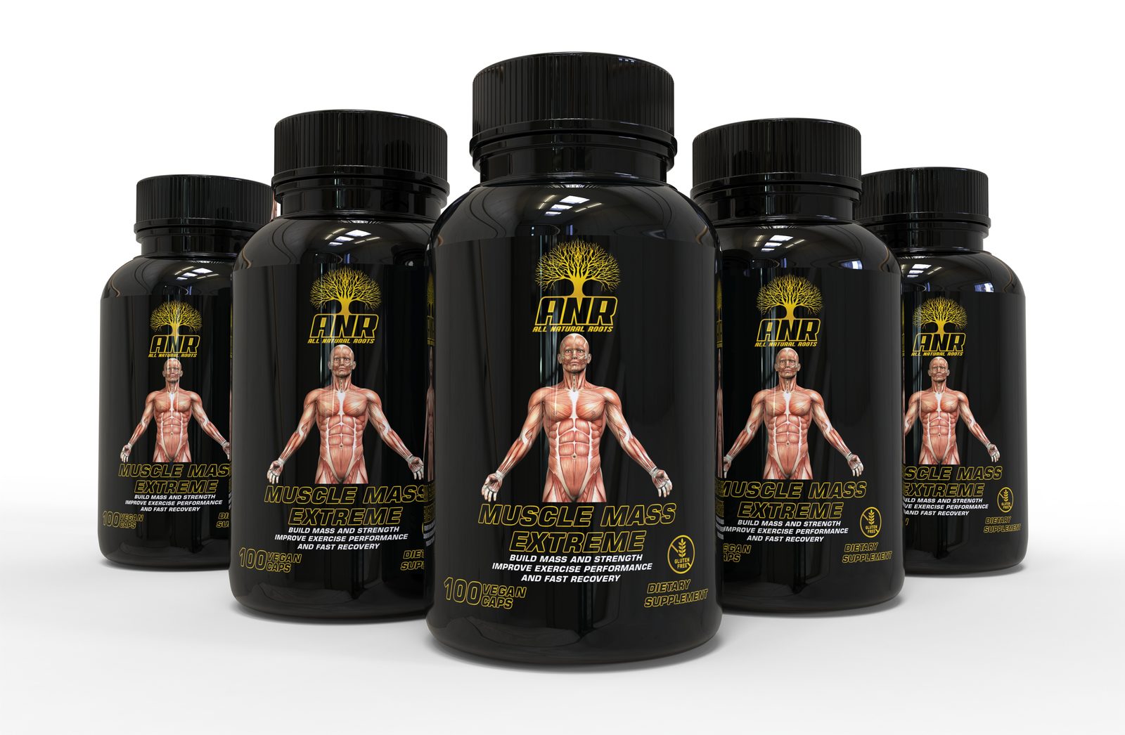 ANR Muscle Mass Extreme 5-Pack Mega Bundle
