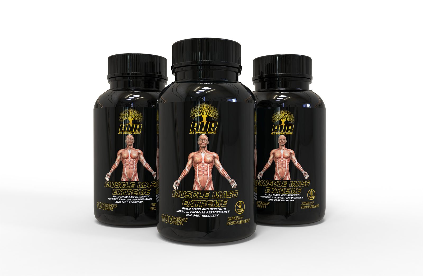 ANR Muscle Mass Extreme 3-Pack Bundle